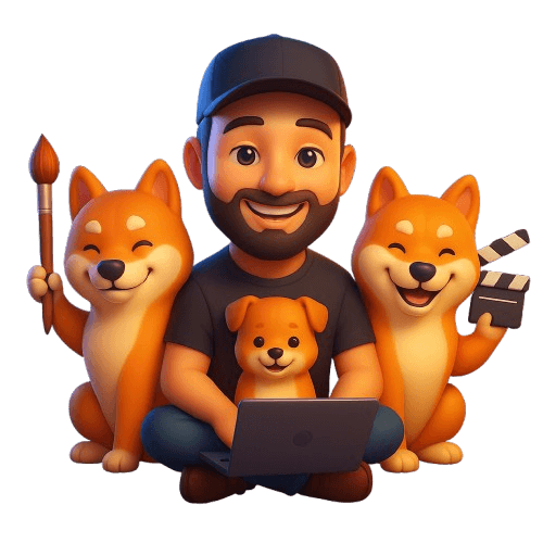 Profilová fotka LE Artist - webový vývojář a grafický designér z Ostravy s třemi psy