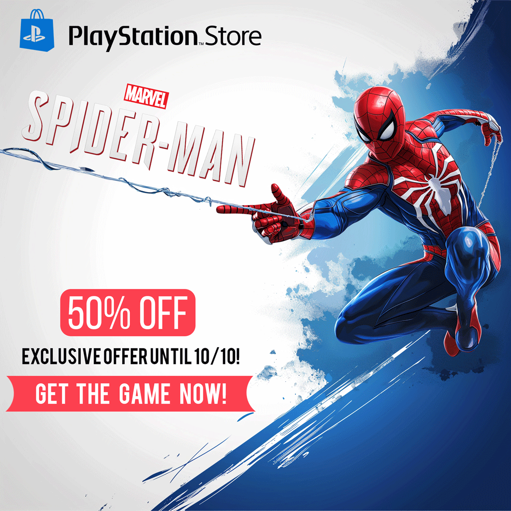 PlayStation Store grafika s kontrolerem a herním obsahem PlayStation Store grafika s kontrolerem a herním obsahem